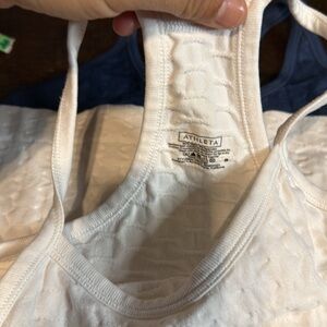 Athleta white tank